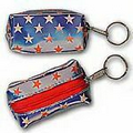 Red/White/Blue Globi 3D Lenticular Key Chain Purse (Stars)